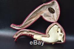 XL Size Nude Lady Pipe By Kenan New Block Meerschaum Handmade W Case#1265