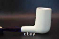 XL TALL CHIMNEY PIPE BLOCK MEERSCHAUM-NEW-HAND CARVED W Case#120
