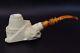 Xl White Castle Pipe By Baglan New Block Meerschaum Handmade W Case-stand#1011