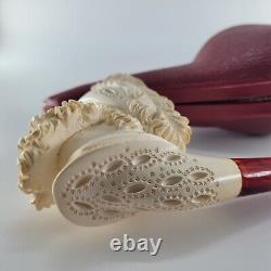 XLarge Cavalier Meerschaum Pipe hancarved block meerschaum by CPW Pipes #2573