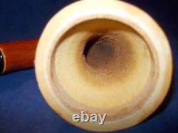 XXL Calabash Pipe Block Meerschaum Bowl Gourd Light Usage 3 Wide Bowl -cala28