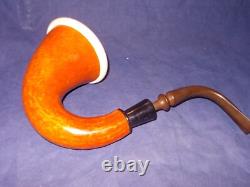 XXL Calabash Pipe Block Meerschaum Bowl Gourd Light Usage 3 Wide Bowl -cala28