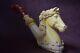 Xxxl Horse? Pipe By Kenan Block Meerschaum Handmade W Case#708 Knight Horse