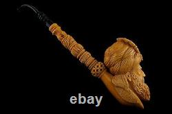 XXXL Ottoman King Pasha Pipe Block Meerschaum-NEW W CASE-stand-tamper#998