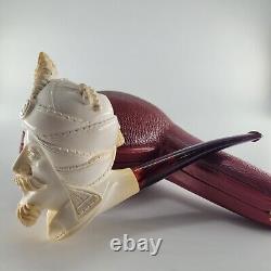 Xlarge Cavalier Meerschaum Pipe hancarved block meerschaum by CPW Pipes #1573