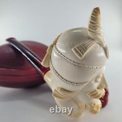 Xlarge Cavalier Meerschaum Pipe hancarved block meerschaum by CPW Pipes #1573