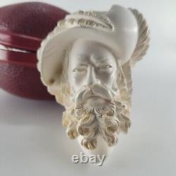 Xlarge Cavalier Meerschaum Pipe hancarved block meerschaum by CPW Pipes #473