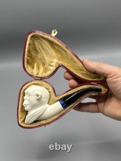 Yoda Figure PIPE new-block Meerschaum Handmade W Case#381